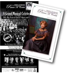 Klocke Design Corporate Portfolio Cincinnati Opera Corbett Memorial Concert