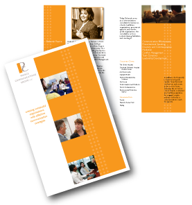 Klocke Design Corporate Portfolio Pearce Communications Brochure